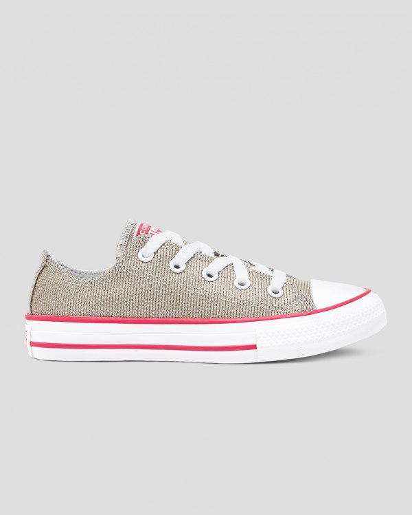 Converse Chuck Taylor All Star Glitter Textile Brune Sko Danmark - Converse Lave Sneakers Børn - 804